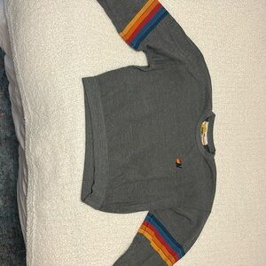Gray aviator nation crewneck